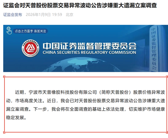 16倍大牛股天普股份暴雷！证监会立案调查-313啦实用网