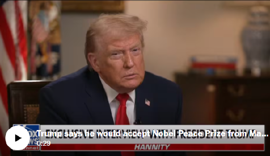 特朗普称将与马查多会面 愿接受她的诺贝尔和平奖-313啦实用网