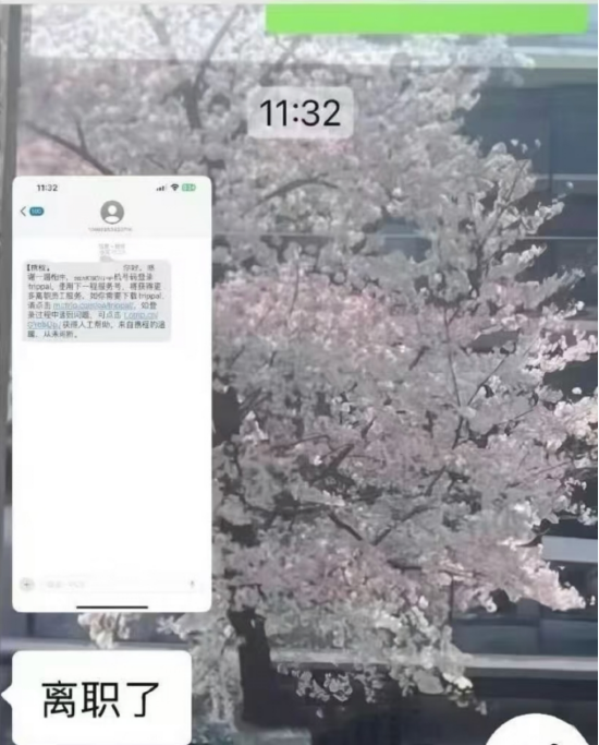 携程回应“全员被离职”短信乌龙：二级部门误操作所致，已内部关怀并安排带薪休假