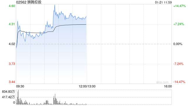 狮腾控股早盘涨超6% 公司称将推出经验证的电商AI助理-313啦实用网
