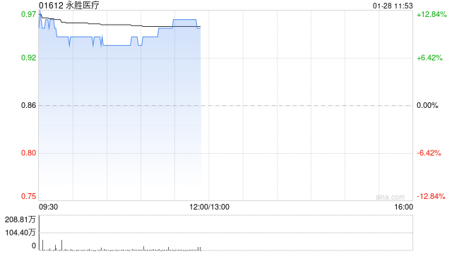 永胜医疗盘中涨超9% 预期2025年度股东应占综合溢利不少于1亿港元-313啦实用网