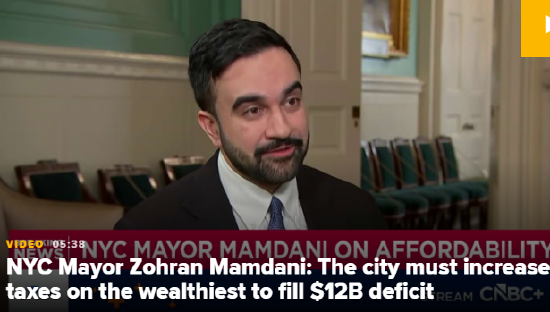 纽约市长曼达尼：纽约市必须提高对富人的征税以填补120亿美元财政赤字-313啦实用网