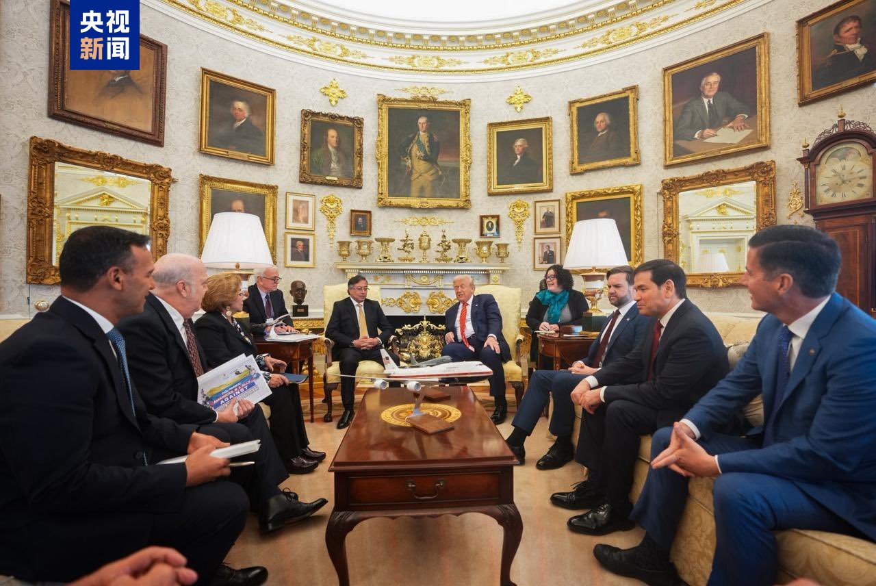 特朗普与哥伦比亚总统佩特罗会晤 讨论打击毒品走私-313啦实用网