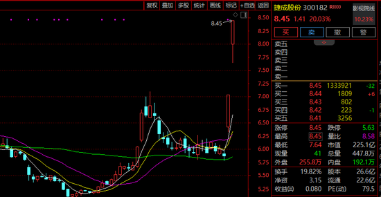 300182，20%涨停！超130万手买单封板！AI应用概念异动-313啦实用网