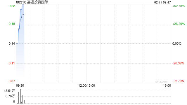 嘉进投资国际拟折让约16.67%配售最多2.5亿股 净筹约2900万港元-313啦实用网