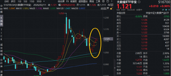 连续两个季度高增长！云计算迎爆发期，大数据ETF（516700）盘中拉升1.35%，冲击5连阳！-313啦实用网