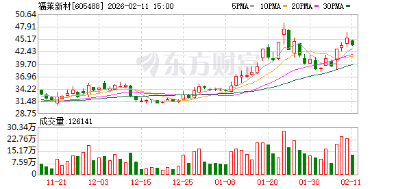 福莱新材：截至2026年2月10日，公司股东总户数约为3.60万户-313啦实用网