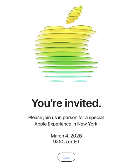 苹果将于3月4日举行产品发布会 Mac系列将迎来更新-313啦实用网