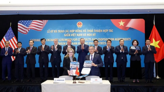 越共中央总书记苏林访美期间，越南航司签署近百架波音飞机采购协议-313啦实用网