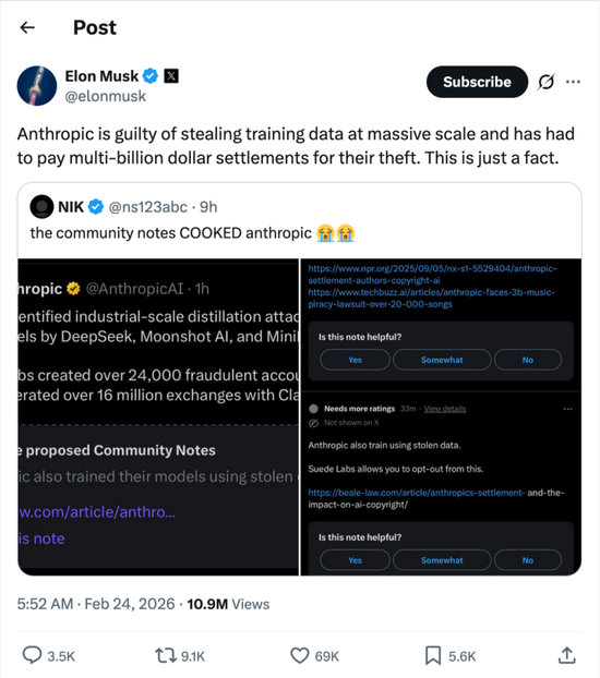 Anthropic声称被Deepseek蒸馏!马斯克为啥怼?