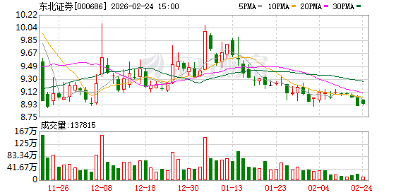 东北证券：截至2026年2月13日公司股东总人数为89402户-313啦实用网