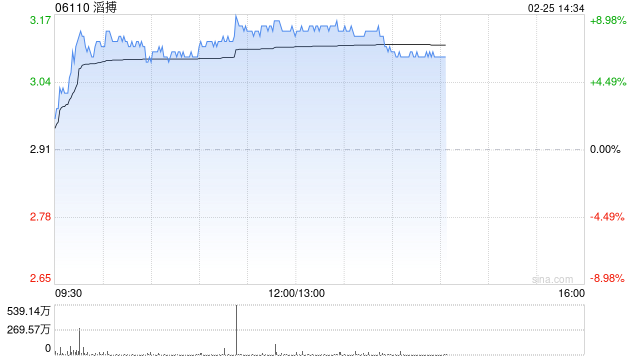 体育用品全线走高 滔搏涨近8%安踏体育涨近5%-313啦实用网
