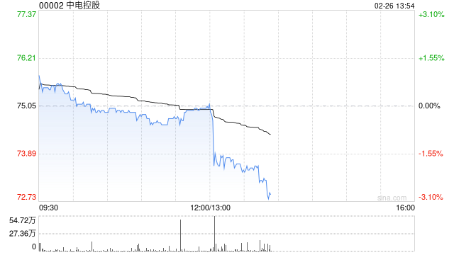 中电控股发布年度业绩 股东应占盈利104.68亿港元同比减少10.85%-313啦实用网