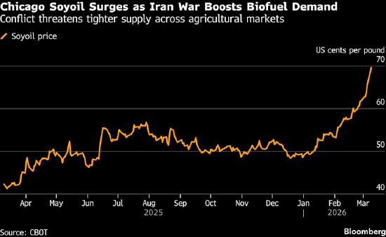 冲突扰乱贸易、供应收紧风险加剧，农作物价格大涨-313啦实用网
