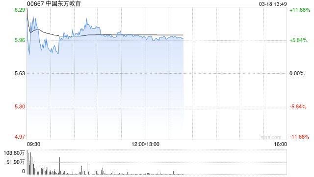 中国东方教育早盘涨逾7% 去年纯利同比增长47.50%-313啦实用网
