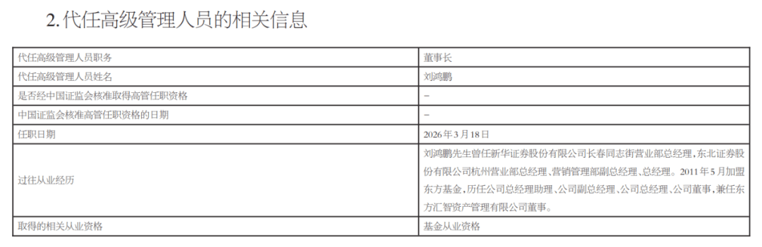 千亿规模“券商系”公募，董事长变更！-313啦实用网