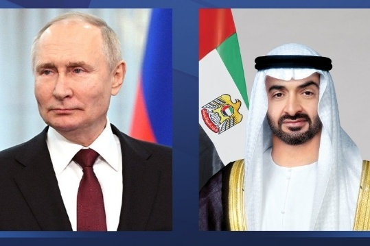 俄罗斯总统与阿联酋总统通话 讨论中东局势-313啦实用网
