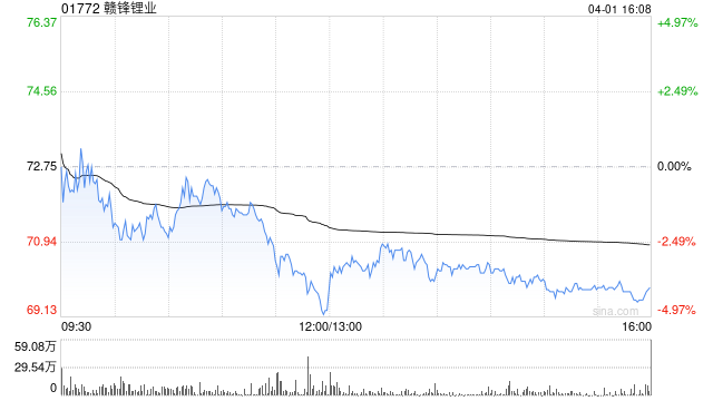 麦格理：升赣锋锂业目标价至86港元 因应锂价上调利润预测-313啦实用网
