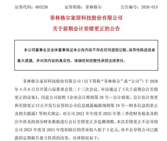 虚增收入被实锤，营收逼近“退市线”，菲林格尔易主是转型还是“金蝉脱壳”？-313啦实用网