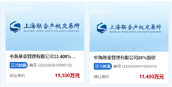 中海基金控股权“甩卖”:国联民生与外资联手退出,底价2.67亿捆绑转让-313啦实用网