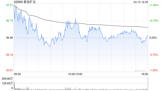 紫金矿业于4月10日斥资1.69亿元回购500万股A股-313啦实用网