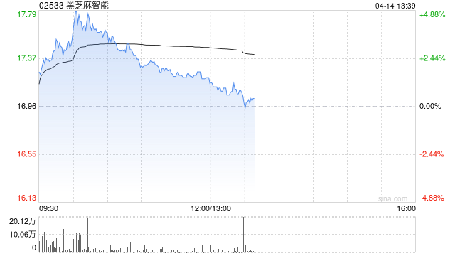 黑芝麻智能盘中涨逾5% 近日华山A2000芯片家族系列全新亮相-313啦实用网