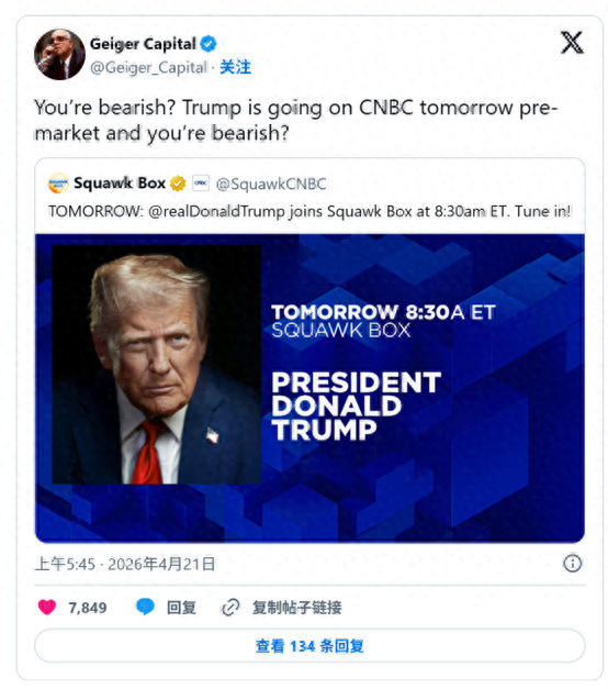 “美股暴跌20%”、“200美元油价”情景没出现？特朗普直言“很惊讶”-313啦实用网